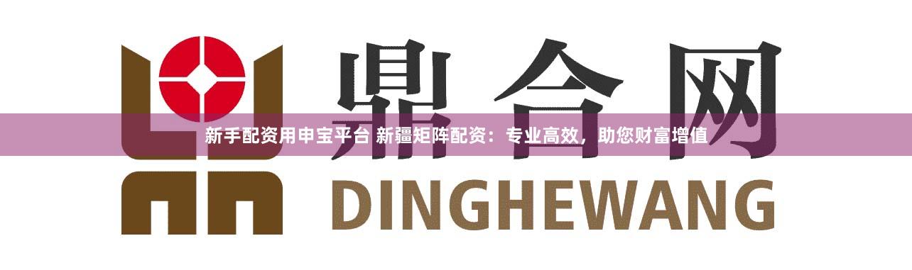 新手配资用申宝平台 新疆矩阵配资:专业高效,助您财富增值